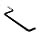 Crawford SH11-25 Screw-In Hook Ladder Hanger