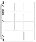 Ultra-Pro 12-Pocket Pages (Stickers/Cards) - 100 Pages per box (Quantity of 10)
