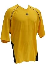 Adidas Avantis Yellow Short Sleeve Football Shirt - XL