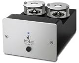 Pro-Ject Tube Box SE II Röhren-Phonovorverstärker für MM/MC-Tonabnehmer silber