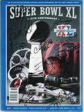 Autographed Pittsburgh Steelers Super Bowl xL Program signed by: Bill Cowher, Troy Polamalu, James Harrison, Verron Haynes, Joey Porter, Heath Miller, Ike Taylor, Deshea Townsend, Bryant McFadden, Chris Hope, Clark Haggans, Larry Foote, Willie Parker & Ce