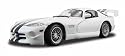 1997 Dodge Viper GTSR2 GT2 Diecast model car 1:18 scale die cast by Maisto - White