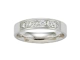 0.36 cts 4mm Comfort Fit Diamond Wedding Band - 14kt White or Yellow Gold
