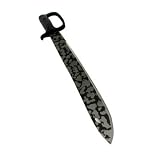 Jungle Saber Machete, D Handle, Mystic Camo, Leather Sheath
