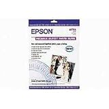 EPSON AMERICA / EPSS041637 / Velvet Fine Art Paper, Acid-Free Cotton Rag, 13 x 19, White, 20 Sheets/pk / Sold as 1 PK