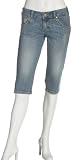Vigoss Junior's Crop Jean with Destruction and Rhinestone Pocket