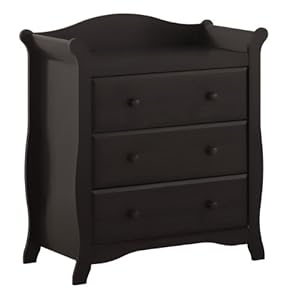 Stork Craft Aspen 3 Drawer Chest Black