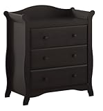 IMAGE OF Stork Craft Aspen 3 Drawer Chest, Black