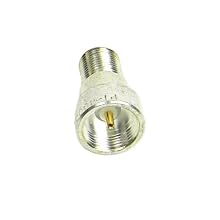 TPI 3005 Silver Plated Brass Female to Female Connector with Teflon Insulation