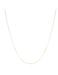 Yellow Gold 18in & .6mm Box Chain Necklace