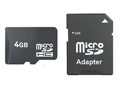 4 GB MicroSD Memory Card with SD Card Adapter - by Abacus24-7