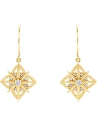 14K Yellow Gold Vintage-Inspired Dangle Earrings