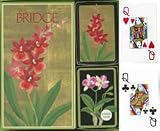 Large Print Playing Cards - Orchids - 2 Deck Set - Other Designs Available