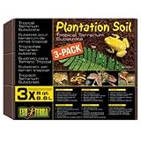 Exo Terra Plantation Soil Tropical Terrarium Substrate 8-quart 3-count