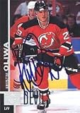Krzysztof Oliwa, New Jersey Devils, 1999 Pacific Omega Autographed Card