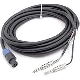 HOSA SPEAKER CABLE, NEUTRIK SPEAK-ON, 14AWG x4, 15 ft.