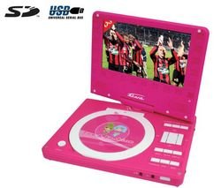 Childrens Toyshop  Electronics : TAKARA - DIV89 Portable DVD Player - pink
