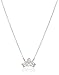 Disney Sterling Silver Princess Crown Pendant Necklace, 16
