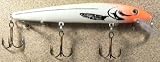 JLVLures JLV Shallow Suspending Minnow Spiked Lemonade: Husky Stickbait Lures Saltwater Freshwater Jerk Bass Smallmouth Steelhead Pike Muskie Salmon Trout Snook Striper Perch Whiper Snook Speckled Trevally, Mid- Depth Trolling Casting Hook Treble
