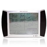 dr. Tech Weather Wireless Home Weather Station w/ Data Logging & Atomic Time
