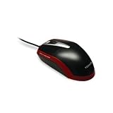 Toshiba Souris de Roue de l'inclinaison Optique USB Noire/Rouge