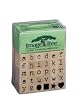 Ek Success Image Tree Wood Handle Rubber Stamp Set, Antique Typewriter Alphabet/Lower