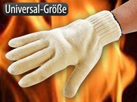 Hitze-Schutz-Handschuh 7632 für Grill & Ofen aus feuerbeständigen Aramidfasern NomexTM und KevlarTM - bis 250°