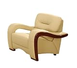 Global Furniture 992-RV-CH Isaiah Collection Bonded Leather Matching Chair, Cappuccino