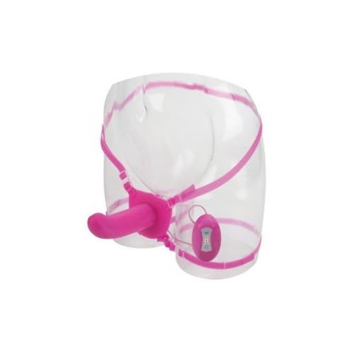 California Exotic Novelties 7-function Silicone Love Rider Dual Action Strap-on - Pink image