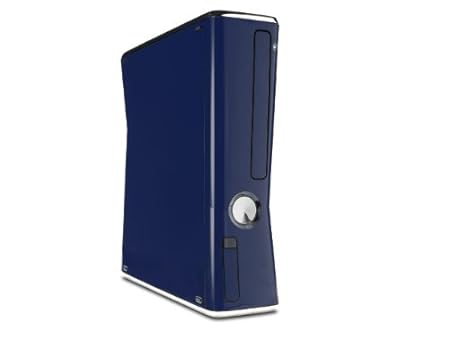 Solids Collection Navy Blue Decal Style Skin for XBOX 360 Slim Vertical