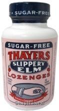Throat Lozenges, Cherry, Slippery Elm, Sugar Free, 100 ct.
