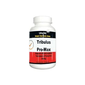 Tribulus Pro-Max (180 g�lules) 500 mg - Le compl�ment sportif de niveau sup�rieur le plus puissant au niveau de la production de testost�rones et de la croissance musculaire 98% de Saponine certificated
