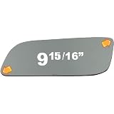 1992-2002 GMC TRUCK PICKUP (FULL SIZE) Flat, Driver Side Replacement Mirror Glass by Automotive Mirror Glass