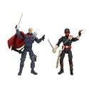 G.I. JOE Hasbro 25th Anniversary 3 3/4" Wave 5 Action Figures Comic Book 2-Pack - Destro vs. Iron Grenadier (Destro Head Colour May Vary)