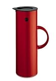 Stelton 1-Liter Vacuum Jug, Red