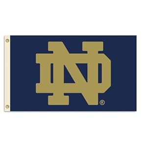 NCAA Notre Dame Fighting Irish 3-by-5 Foot Flag With Grommets
