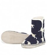 Hatley Blue Labs Kids' Slippers - Size Small (Fits 7 - 9)