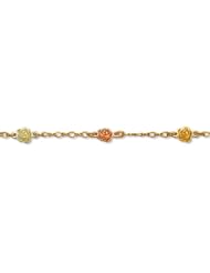 Landstroms Black Hills Gold Rose Bracelet - P720