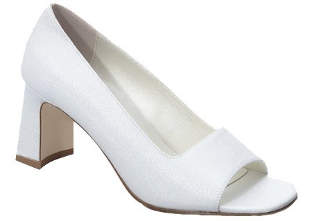 Wedding Shoes: Women's Coloriffics Alexis - White Boca Crepe-Coloriffics Wedding Shoes-Coloriffics Wedding Shoes: Women's Coloriffics Alexis - White Boca Crepe