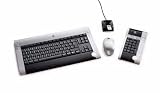 Logitech diNovo Cordless Desktop for Notebooks - Keyboard, keypad - wireless - RF - mouse - USB wireless receiver - German