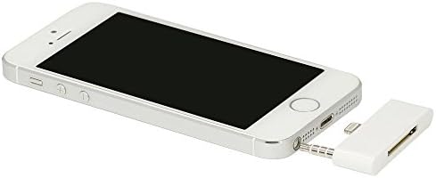 New [30 Day Warranty] 8 Pin Music 3.5mm Audio Adapter for Iphone 5 5s Ihome or Bose Speaker Dock Converter