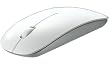 LUPO 2.4 GHz Wireless Plug Play & ultra-sottile Laser Mouse ottico con ricevitore USB Mini - bianco