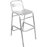 Bar Stool Aluminium. Box quantity 4.