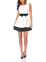 Bleu Marine Vestido Simone (Blanco)