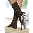 Men`s / Women`s Treaded 100% Wool Slipper Socks, Pair