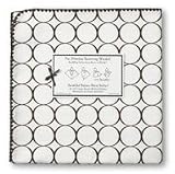 Ultimate Receiving Blanket - Brown Circles