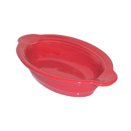 Fiesta 9 Inch by 5 Inch Individual Oval Casserole, Scarlet