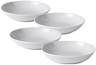 Royal Doulton Gordon Ramsay Maze Grey Pasta Bowls, Set of 4