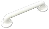 35mm White ABS Fluted Plastic Grab Rail - 12