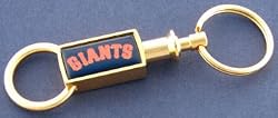San Francisco Giants Gold Tone Valet Keychain